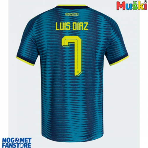 Kolumbija Luis Diaz #7 Gostujuci Dres SP 2026 Kratak Rukav